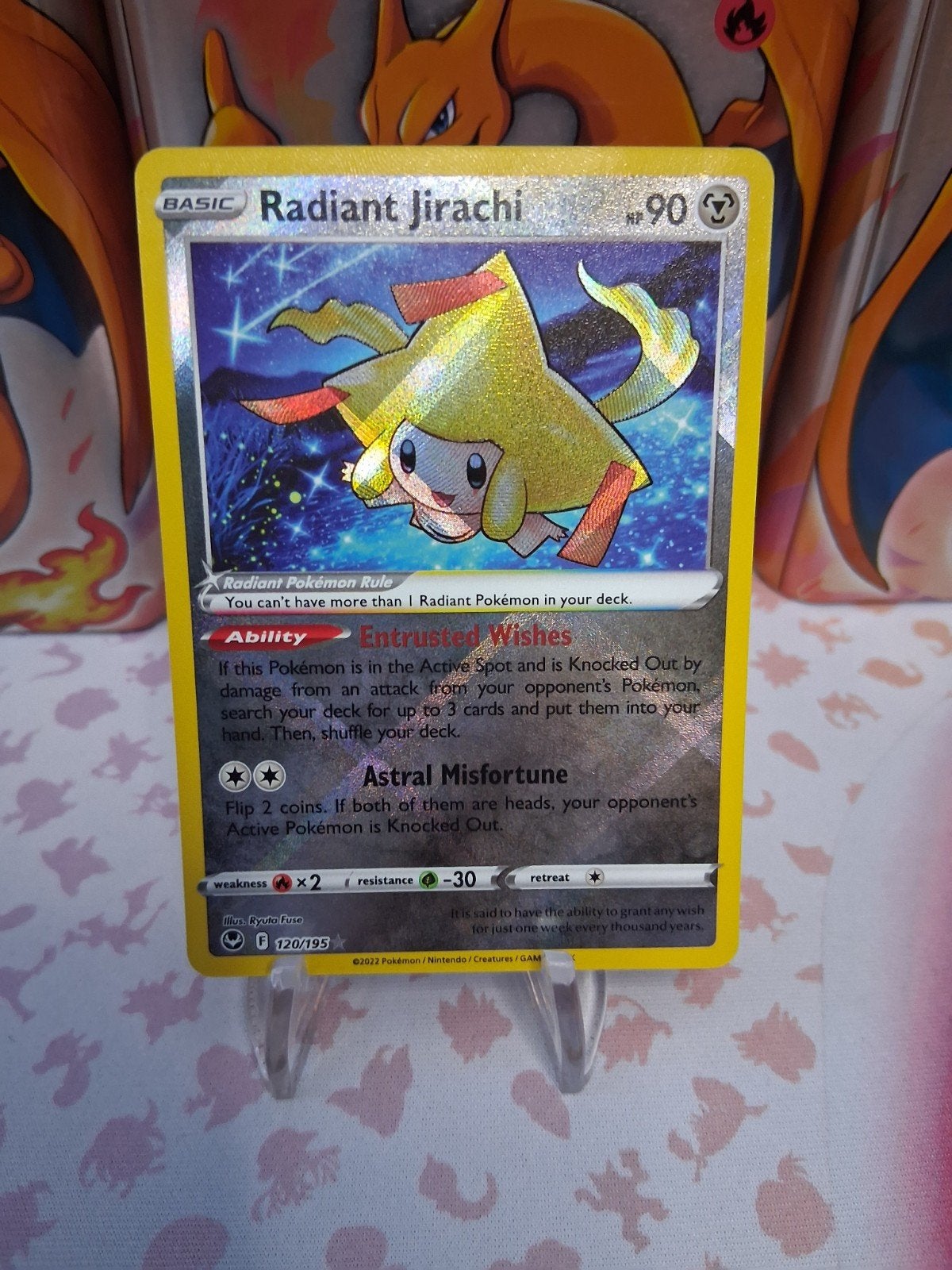 Pokémon Kaart: Radiant Jirachi (Foil) - Nieuwstaat, Ophalen of Verzenden, Nieuw, Losse kaart, Foil