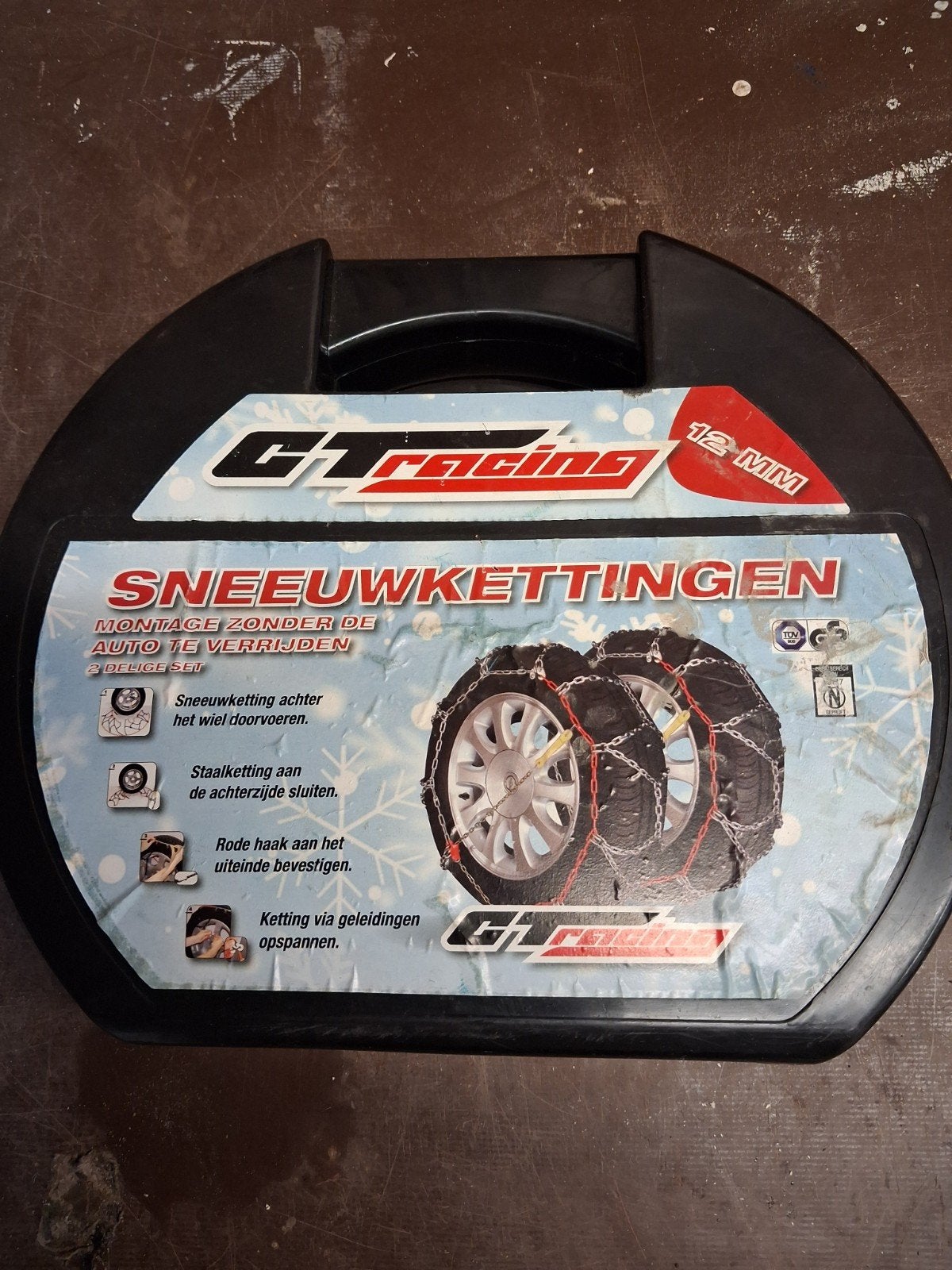 sneeuwkettinge, Ophalen, Zo goed als nieuw