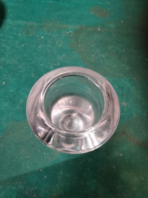 copier kandelaar glas kaars en waxine houder, Ophalen of Verzenden, 'T Olde Gre-j, Info@toldegrej.nl, Endepoelstraat 20f Didam
