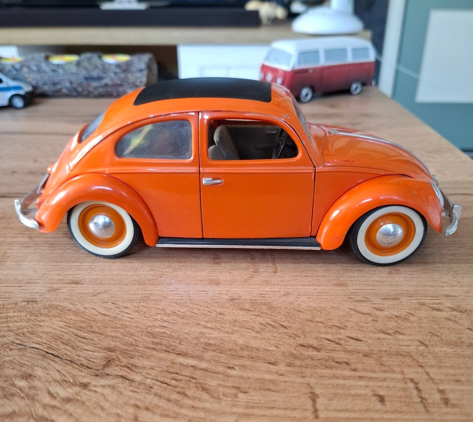 Prachtig model Volkswagen Kever - Oranje met schuifdak, Ophalen of Verzenden, Zo goed als nieuw, Auto