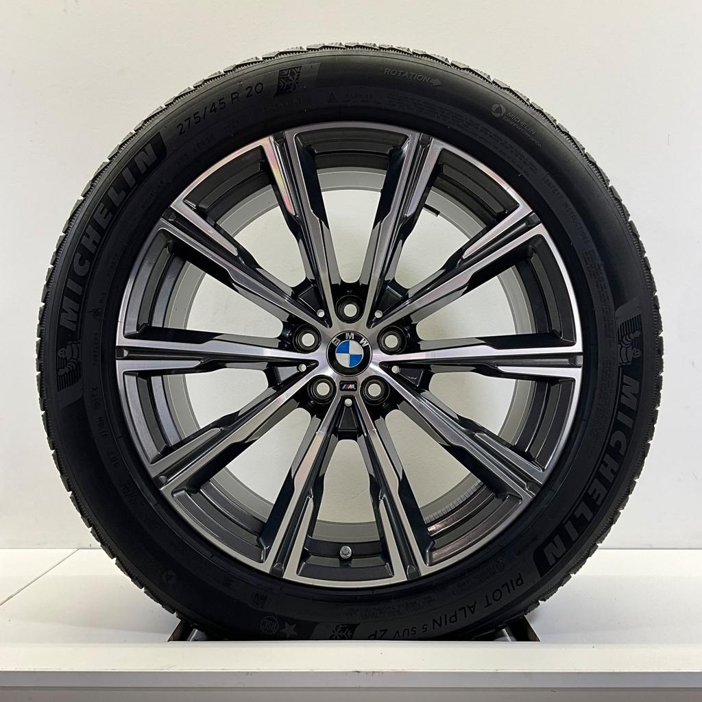 BMW X5 G05 EN X6 G06 SET VELGEN + WINTERBANDEN 20 INCH ORIG., Gebruikt, -, 275 mm, -