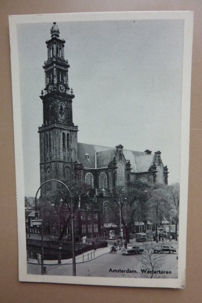 1959 AMSTERDAM Westertoren, Ophalen, 1940 tot 1960, Gelopen, Noord-Holland