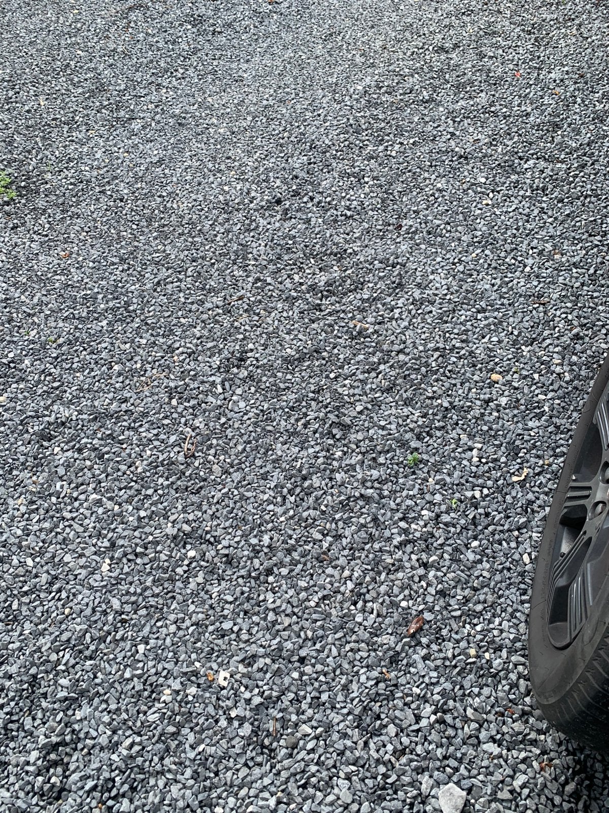 GRATIS  ruim 1 kuub grijze  split, Tuin en Terras, Grind, Keien en Split, Ophalen, Zo goed als nieuw, Basalt, Split