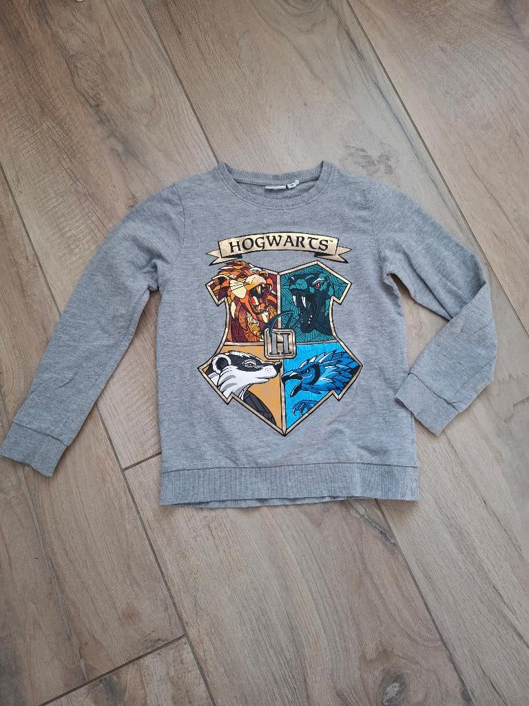Name It Harry Potter trui Hogwarts grijs - maat 122/128, Kinderen en Baby's, Ophalen of Verzenden, Gebruikt, Trui of Vest