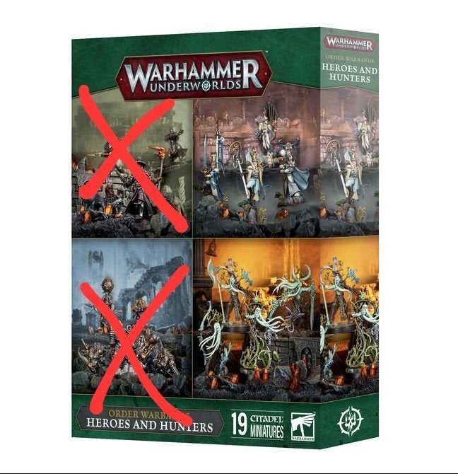 Underworlds lumineth warband and sylvaneth warband, Hobby en Vrije tijd, Wargaming, Ophalen of Verzenden