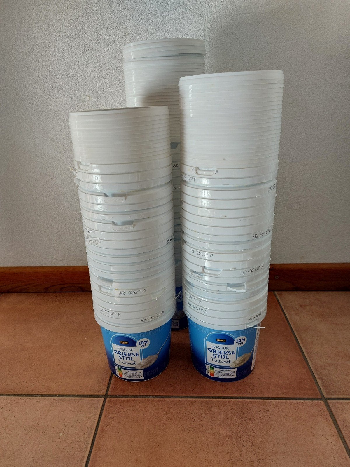 lege emmertjes griekse yoghurt, Ophalen of Verzenden, Zo goed als nieuw, Overige typen