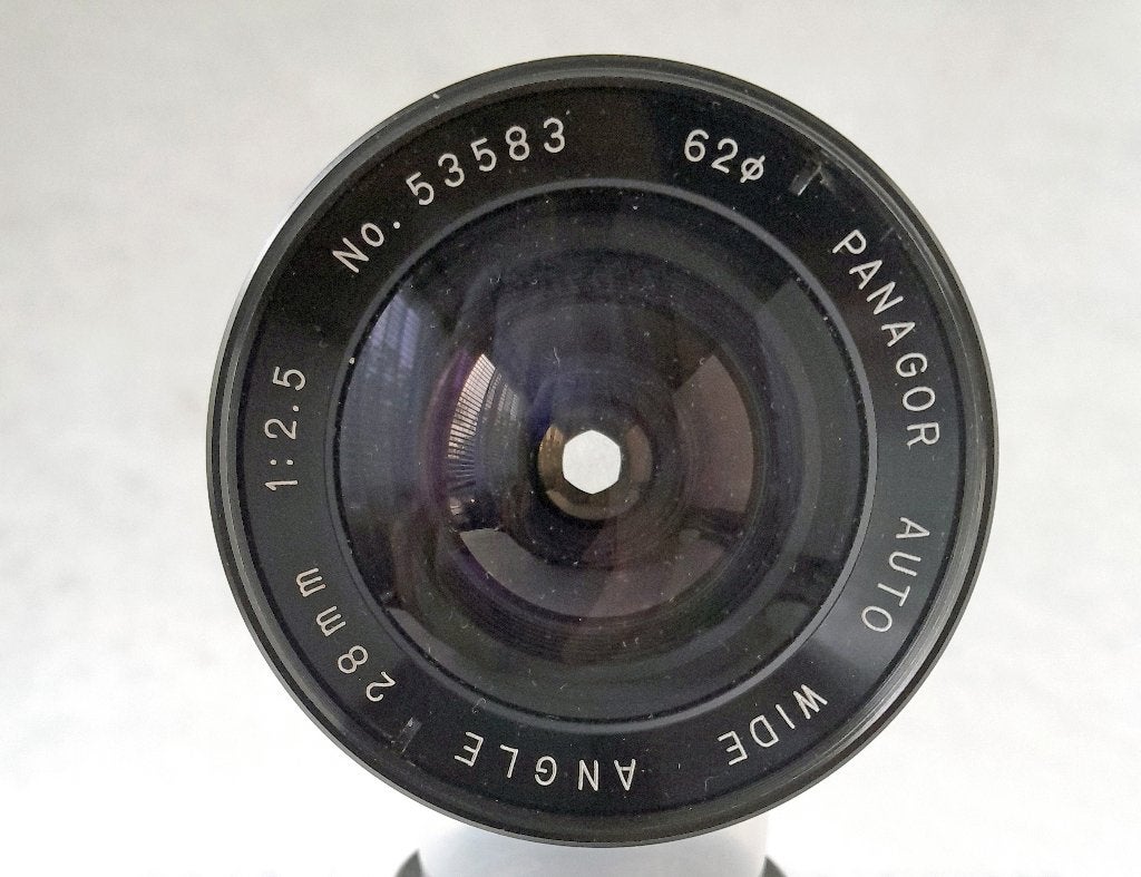 Panagor 28mm f/2.5 lens M42 breedhoek vintage lens, Audio, Tv en Foto, Fotografie | Lenzen en Objectieven, M42, Zo goed als nieuw
