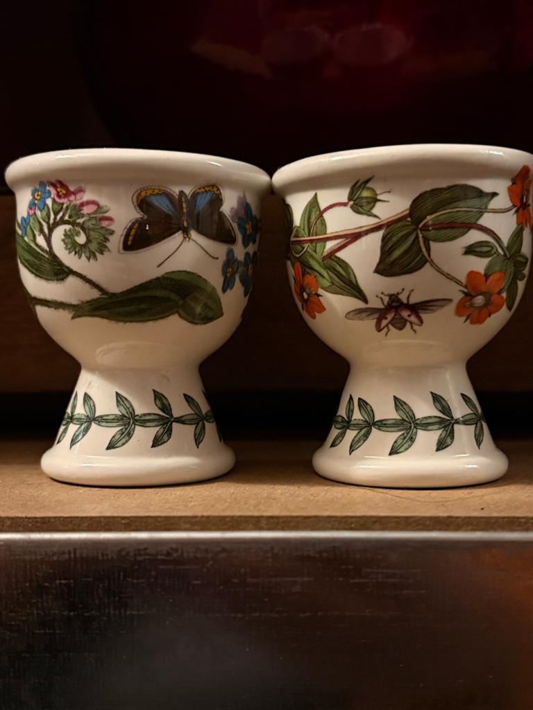 Villeroy & Boch Botanica Eierdoppen - Vlinders & Insecten, Ophalen of Verzenden, Zo goed als nieuw