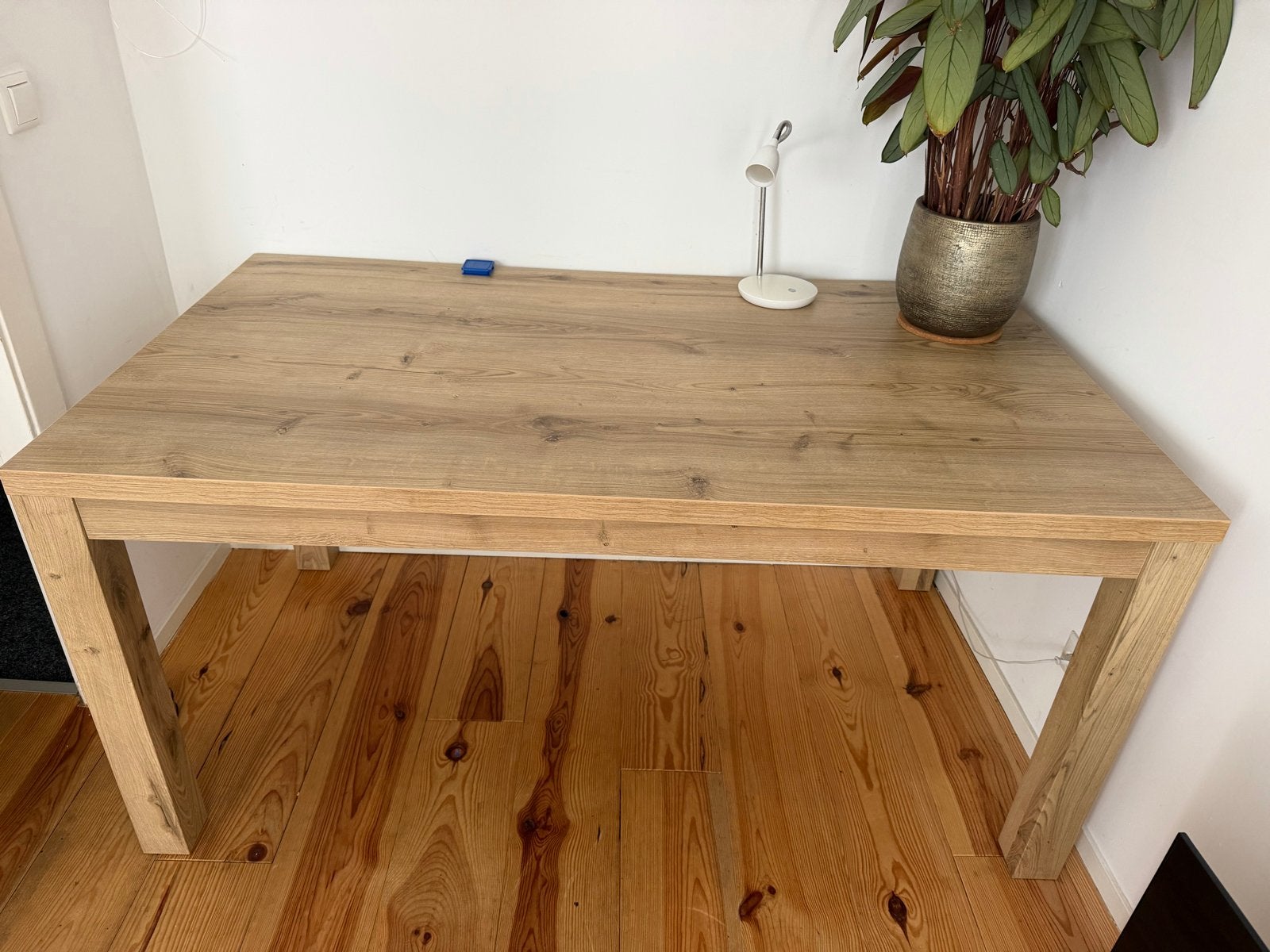 Robuuste eettafel 100x150 cm, Ophalen, 50 tot 100 cm, Zo goed als nieuw, 150 tot 200 cm