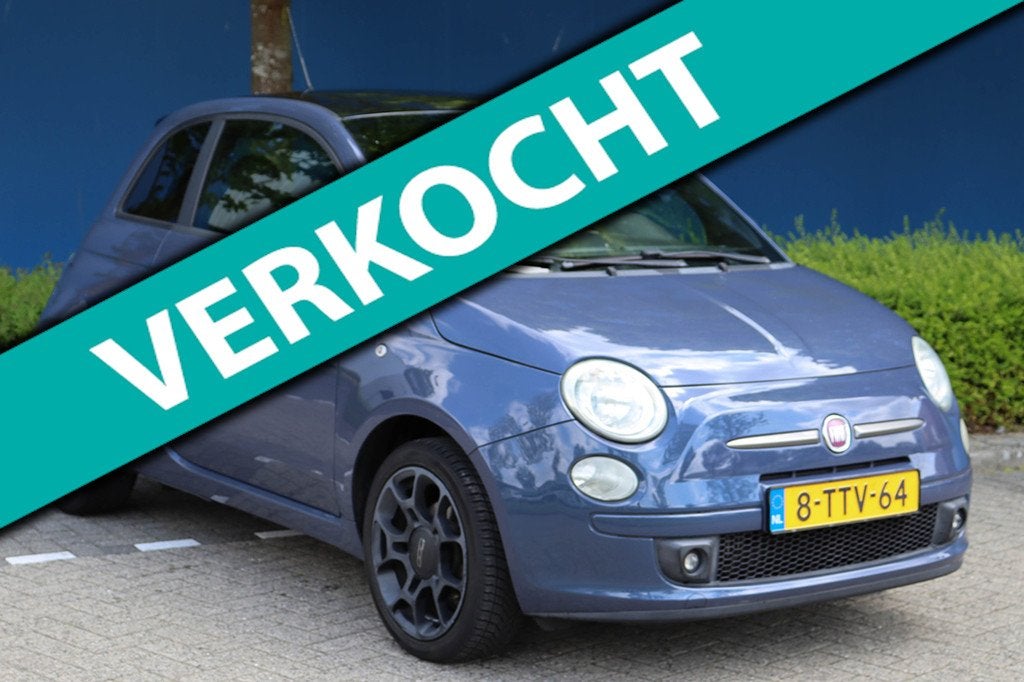 Fiat 500 0.9 TwinAir Blackjack, Voorwielaandrijving, Euro 5, Gebruikt, 31 €/maand