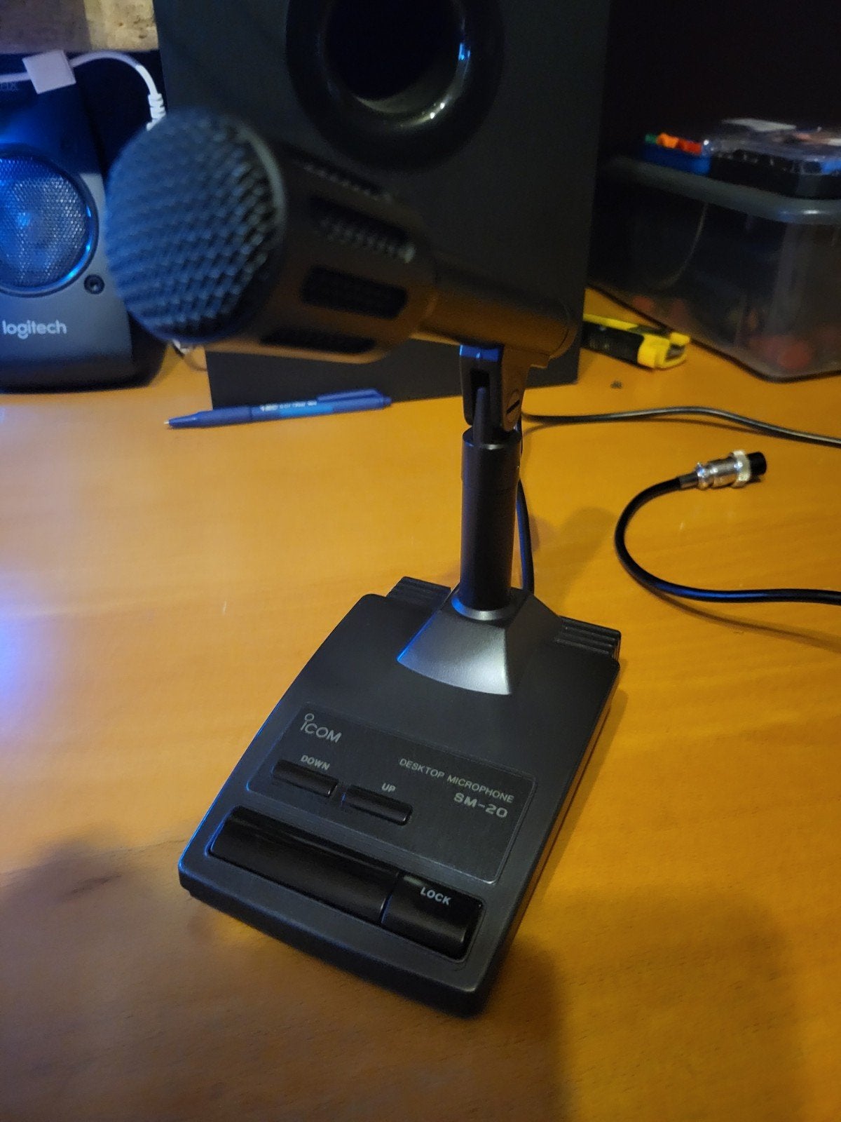 icom sm20 zgan, Ophalen of Verzenden, Zo goed als nieuw