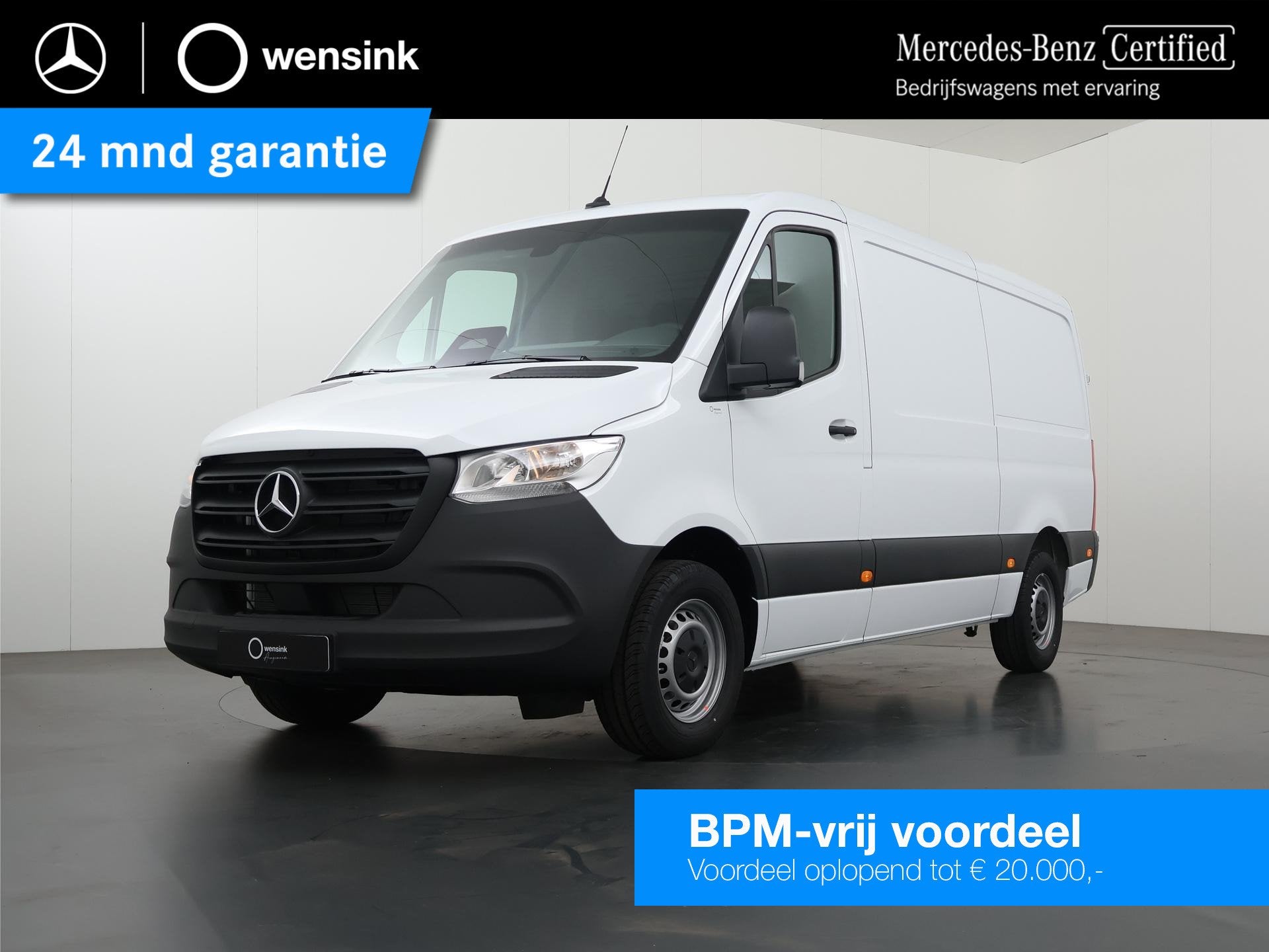 Mercedes-Benz Sprinter 315 CDI | L2 H1 | RWD | PRO | Parkeer, Auto's, Euro 6, 4 cilinders, Wit, Bedrijf