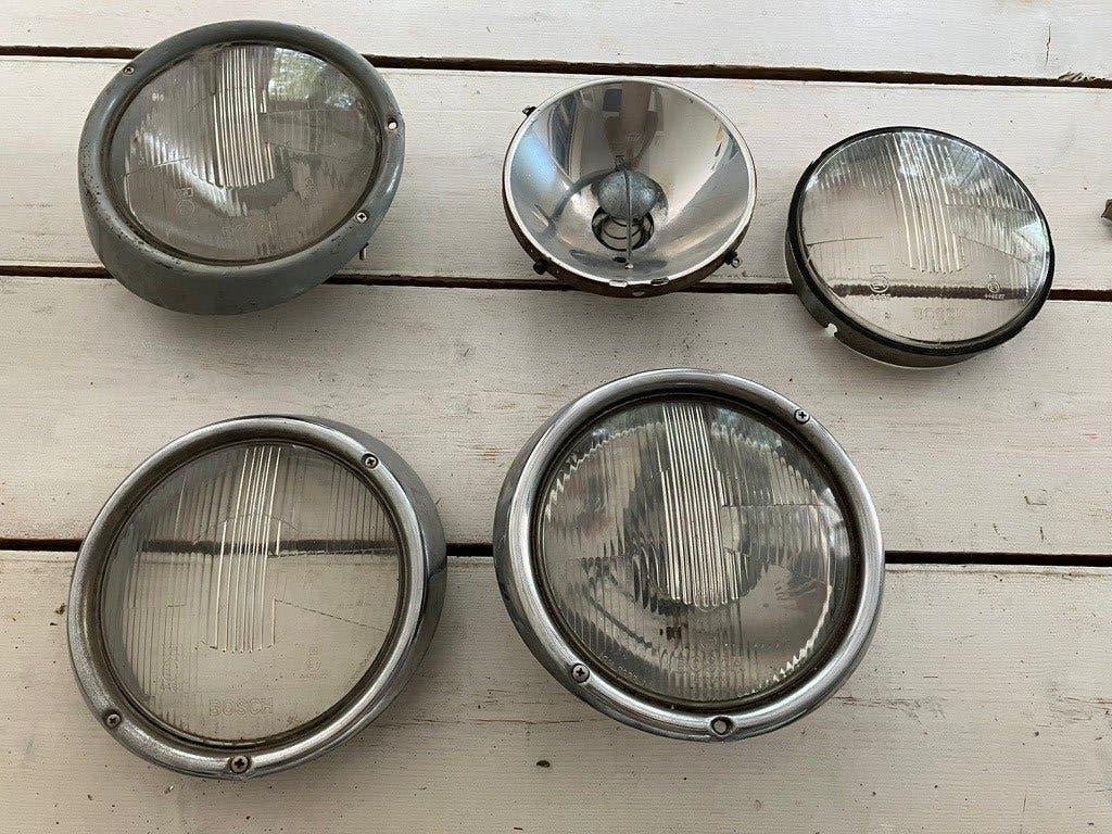 VW Kever Bosch koplampen met sierring. , Ophalen of Verzenden, Gebruikt, Volkswagen