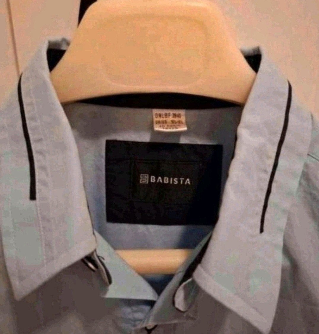 Babista herenoverhemd lichtblauw maat 39/40, Kleding | Heren, Blauw, Babista, Gedragen, Halswijdte 39/40 (M)