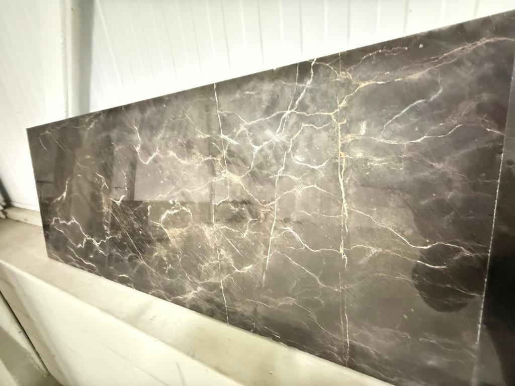 Donkere granit tegels met marmer look 100x40x2cm, Ophalen, 60 cm of meer, Graniet, 40 tot 60 cm