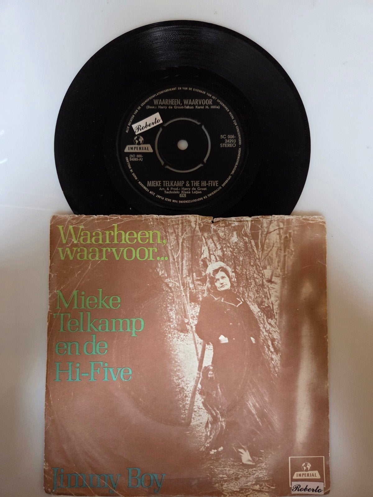 Mieke Telkamp - Waarheen, waarvoor, Ophalen of Verzenden, Gebruikt, 7 inch, Nederlandstalig