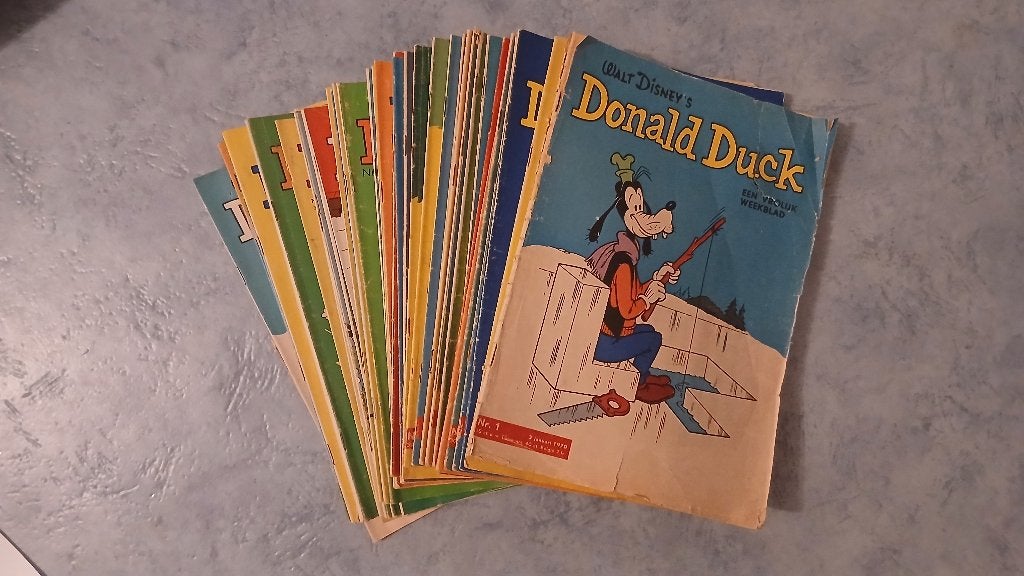 Donald Ducks - jaargang 1970, Meerdere stripboeken, Ophalen of Verzenden, Gelezen