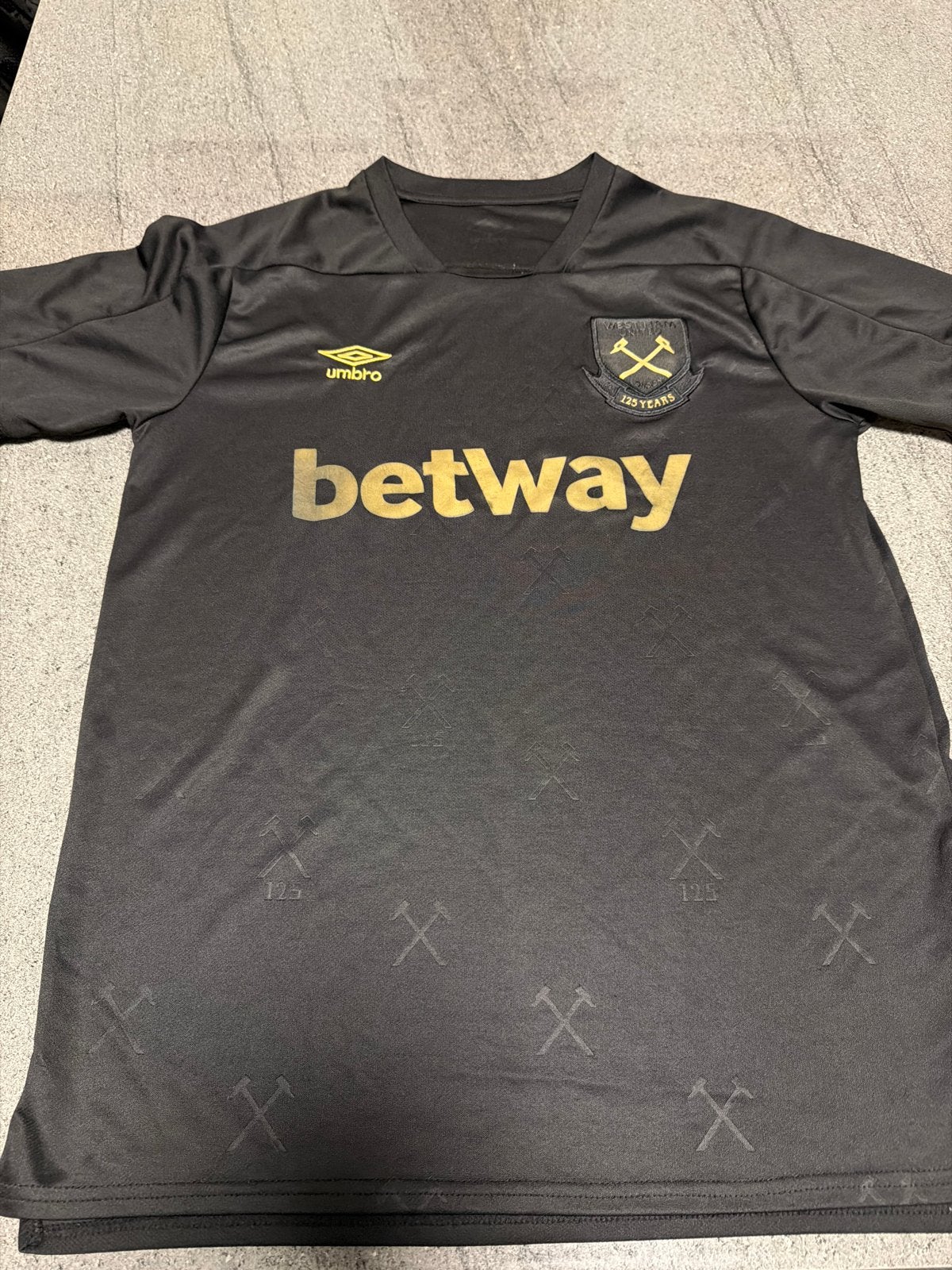 West Ham United 125 jaar jubileumshirt - Maat L, Maat L, Ophalen of Verzenden, Zo goed als nieuw, Shirt