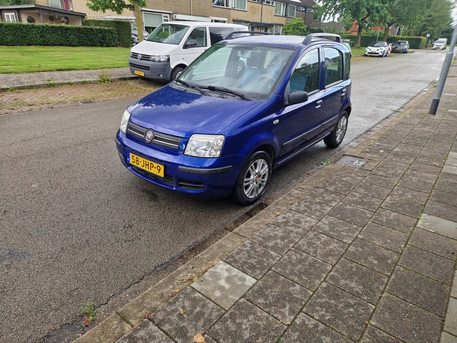 Fiat Panda 1.2 44KW 60PK 2009 Blauw, Auto's, Fiat, Voorwielaandrijving, 1242 cc, Origineel Nederlands, Handgeschakeld