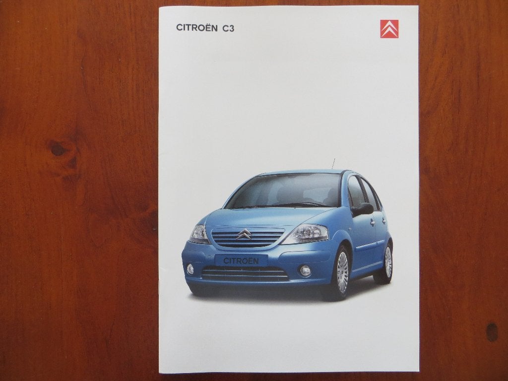 Citroën C3 (okt. 2002) met bijlagen, Ophalen of Verzenden, Nieuw, Citroën