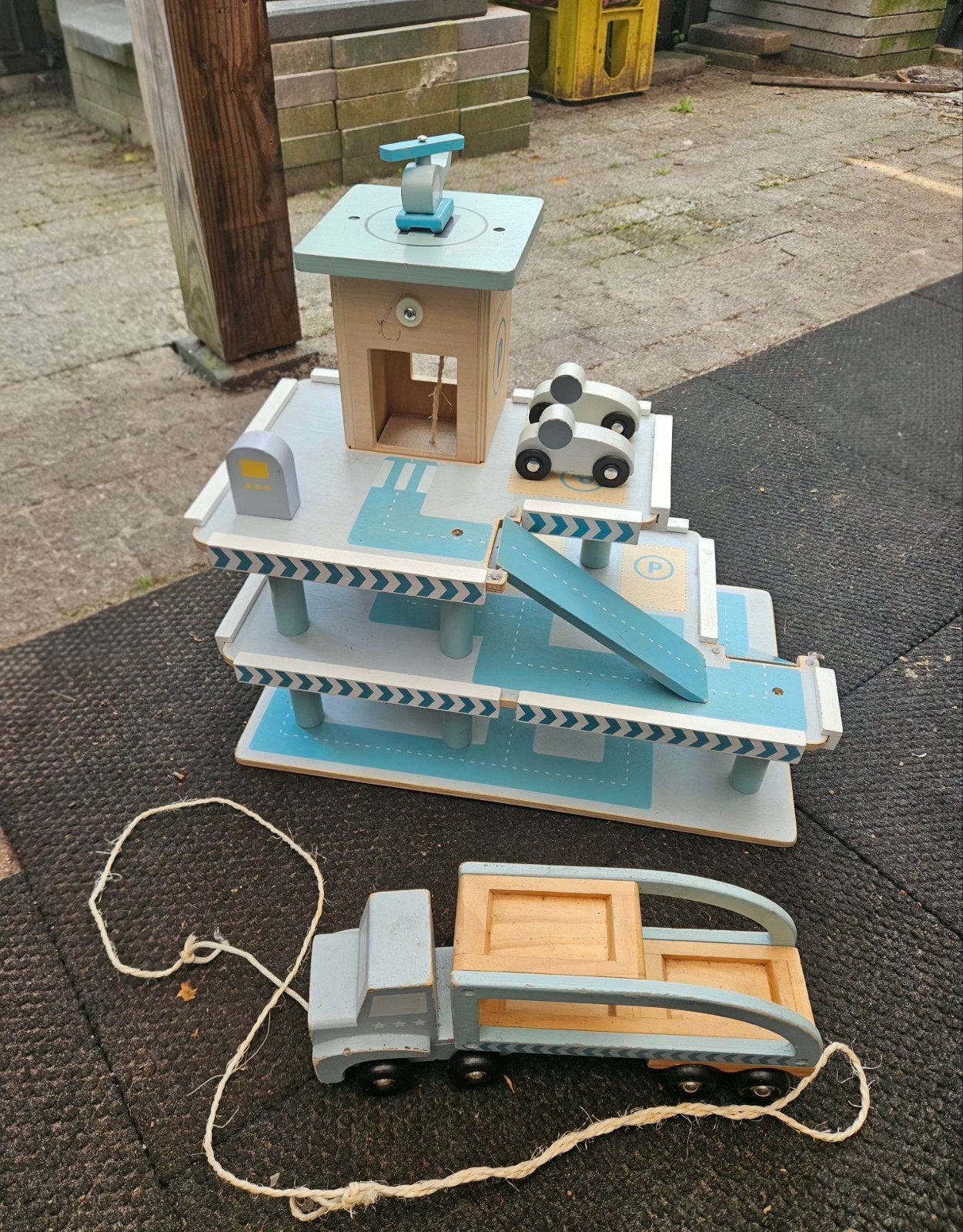 Little Dutch Houten Garage, Ophalen of Verzenden