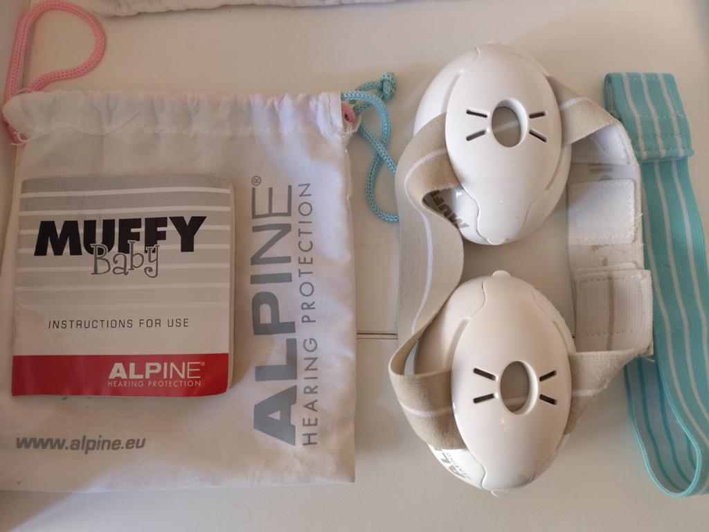 Alpine Muffy Baby gehoorbescherming voor kinderen, Kinderen en Baby's, Ophalen of Verzenden, Zo goed als nieuw