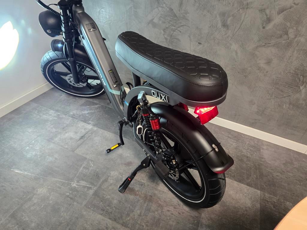 Fatbike OUXI Q8 Vifa Zwart en grijs lage instap buddy seat, Overige merken, -, -, Nieuw