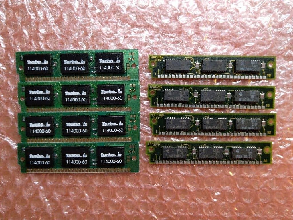 30-pin simm RAM modules voor retro pc Turbo RAM + Samsung, Computers en Software, Ophalen of Verzenden