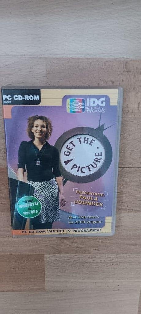 Get The Picture PC CD-ROM - IDG Interactive TV Games, Spelcomputers en Games, Puzzel en Educatief, Gebruikt, 1 speler, Ophalen of Verzenden