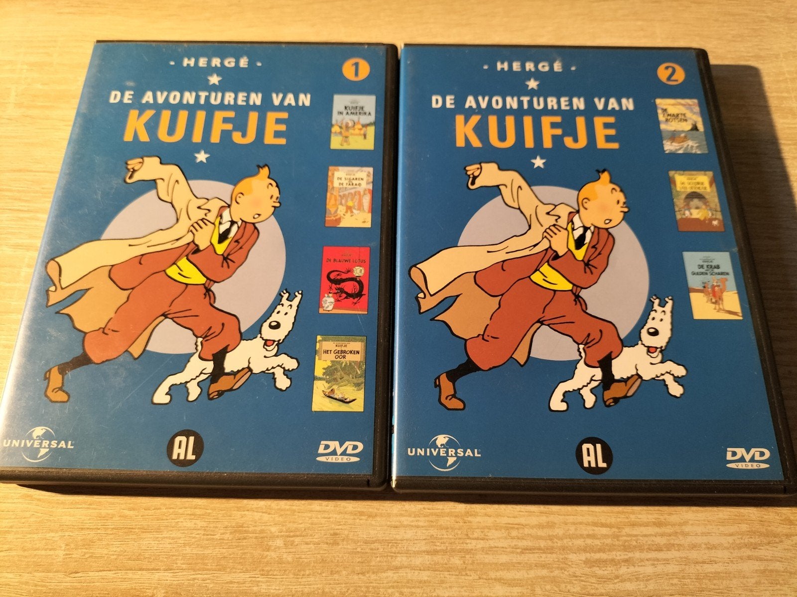De avonturen van Kuifje 7 dvd set, Ophalen of Verzenden