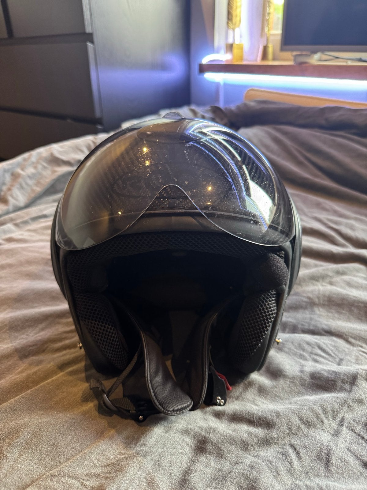 Roof Boxer motorhelm - Lichte schade op vizier, Motoren, Ophalen of Verzenden, Tweedehands, Overige typen