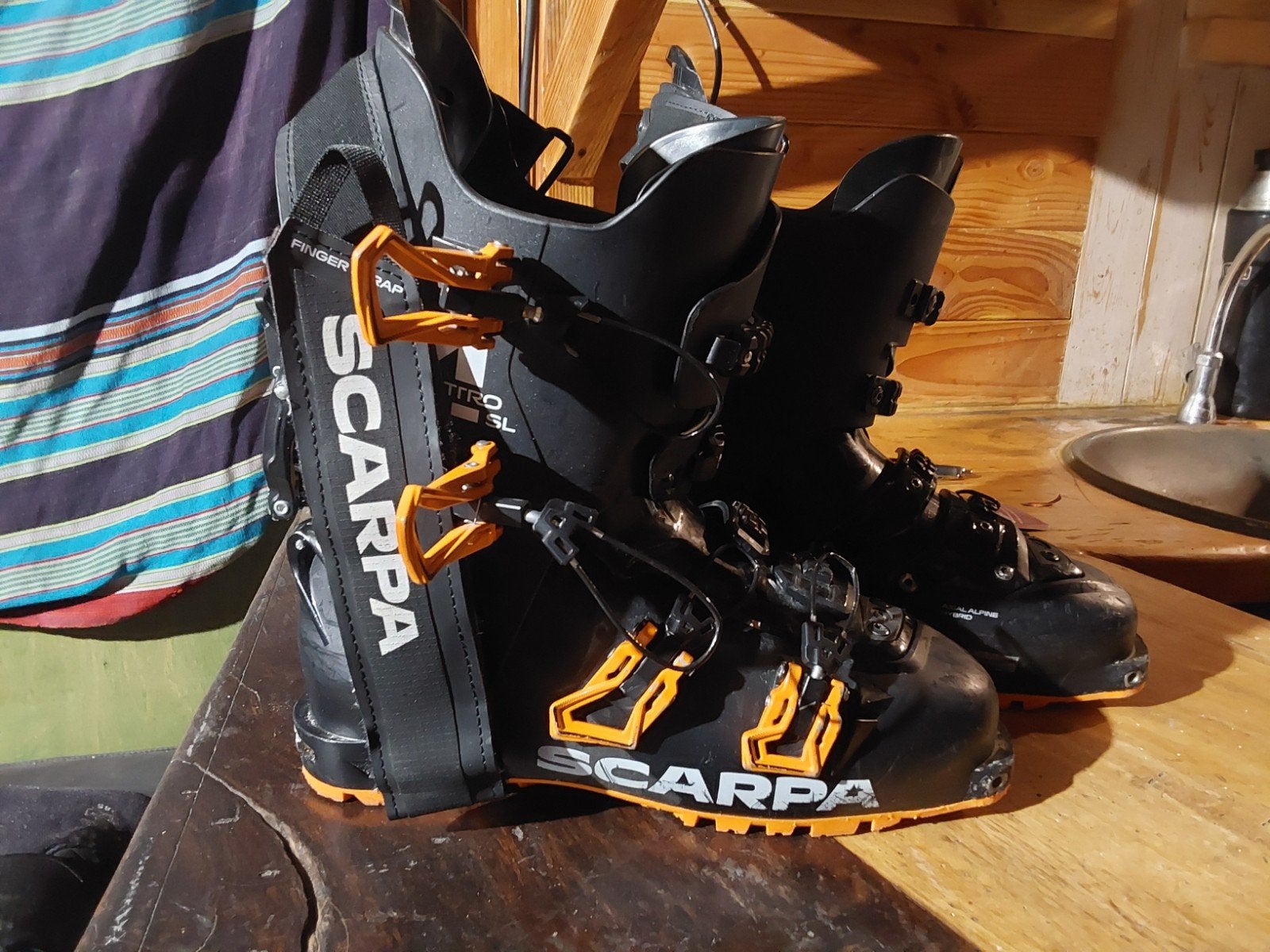 SCARPA QUATTRO SL  28,5 FREERIDE TOERSKI schoenen., Sport en Fitness, Ophalen of Verzenden, 160 tot 180 cm, Schoenen, Overige merken