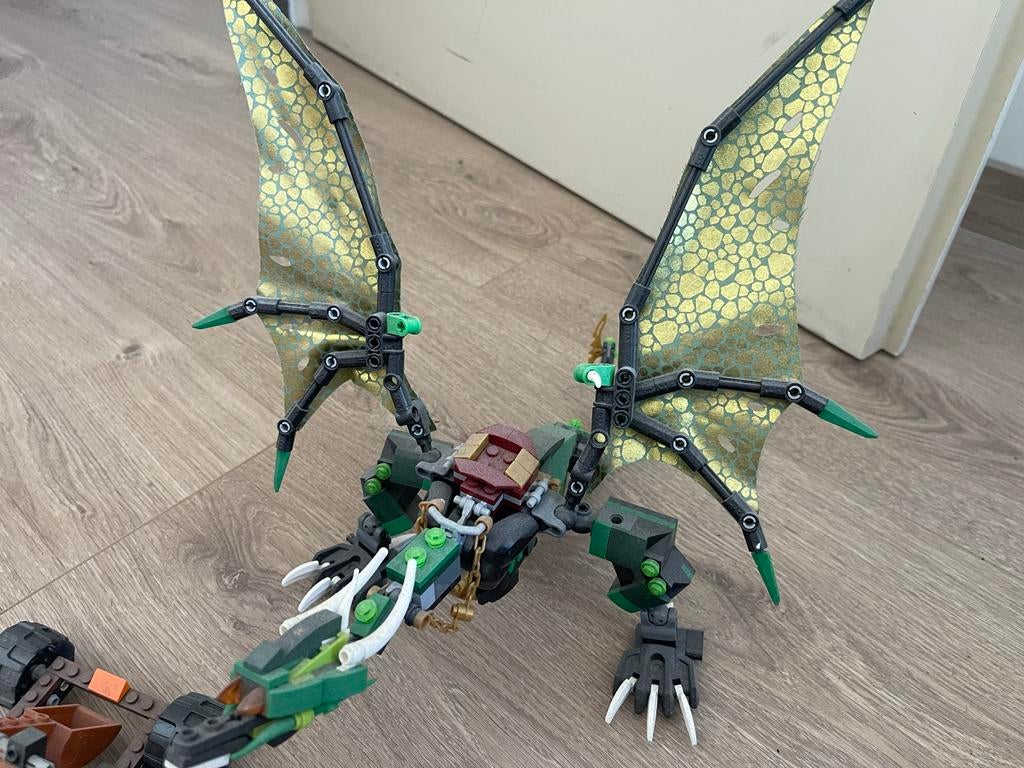 LEGO Ninjago Groene NRG Draak (70593) met instructies, Kinderen en Baby's, Speelgoed | Duplo en Lego, Lego, Ophalen of Verzenden