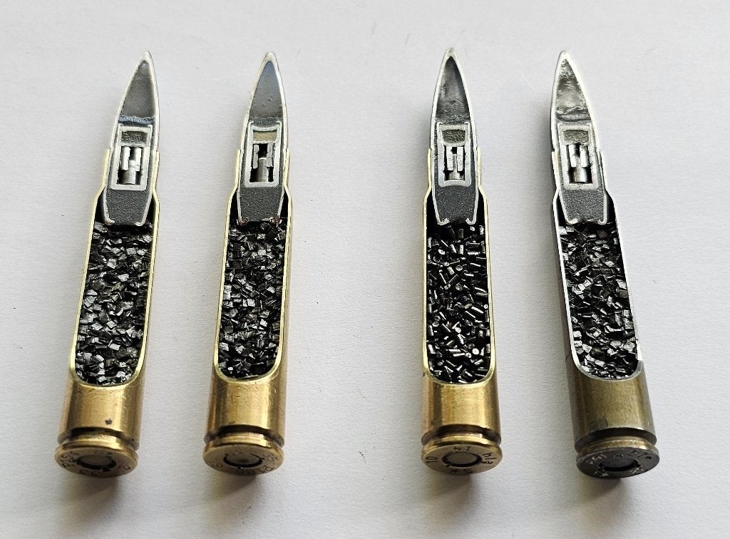 7,92x57mm Mauser "B" Patrone DOORSNEDEN, Ophalen of Verzenden, Landmacht, Duitsland, Hulzen of Bodemvondsten