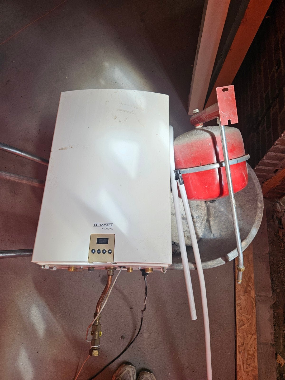 Remeha Avanta 35C CV-ketel + expansievat– werkend verwijderd, Ophalen, Gebruikt, Geiser, Minder dan 20 liter