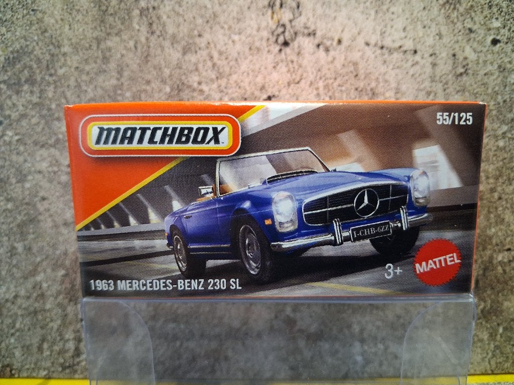 1963 Mercedes-Benz 230 SL van Matchbox, Ophalen, Nieuw, Auto