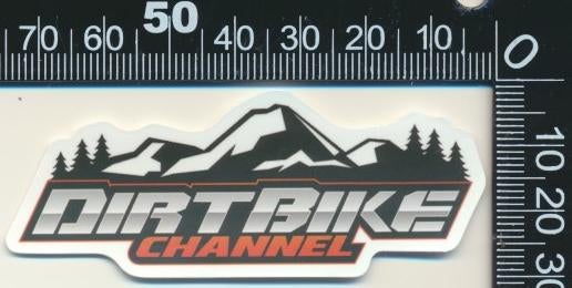 Sticker: Dirt Bike Channel, Ophalen of Verzenden, Zo goed als nieuw, Sport