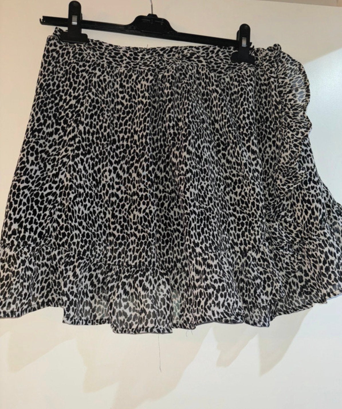 Rokje met luipaad print maat xl/xxl, Zwart, Maat 46/48 (XL) of groter, Ophalen of Verzenden, Zo goed als nieuw