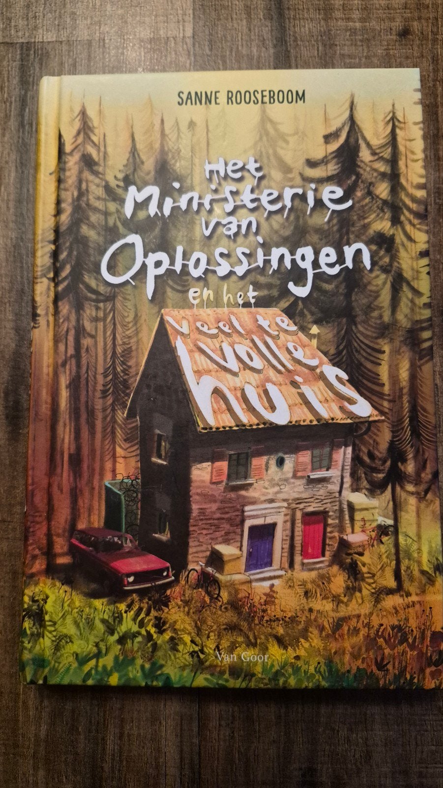 Het ministerie van Oplossingen en het veel te volle huis, Ophalen of Verzenden, Zo goed als nieuw, Sanne Rooseboom