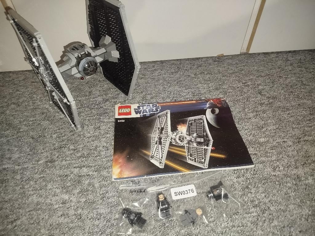 Lego 9492 Tie Figter, Compleet, Star Wars, Lego, Ophalen of Verzenden