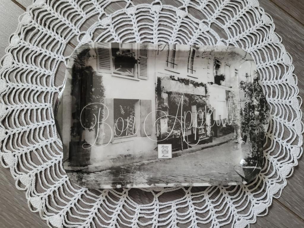 Riviera Maison Bon Appétit Mini Dienblad, Kunststof, Schaal, Nieuw, Ophalen of Verzenden