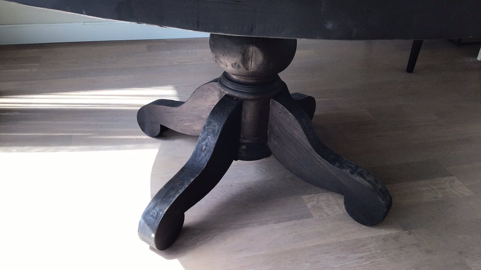 Mooie ronde eettafel, Ophalen, Zo goed als nieuw, Rond, 100 tot 150 cm