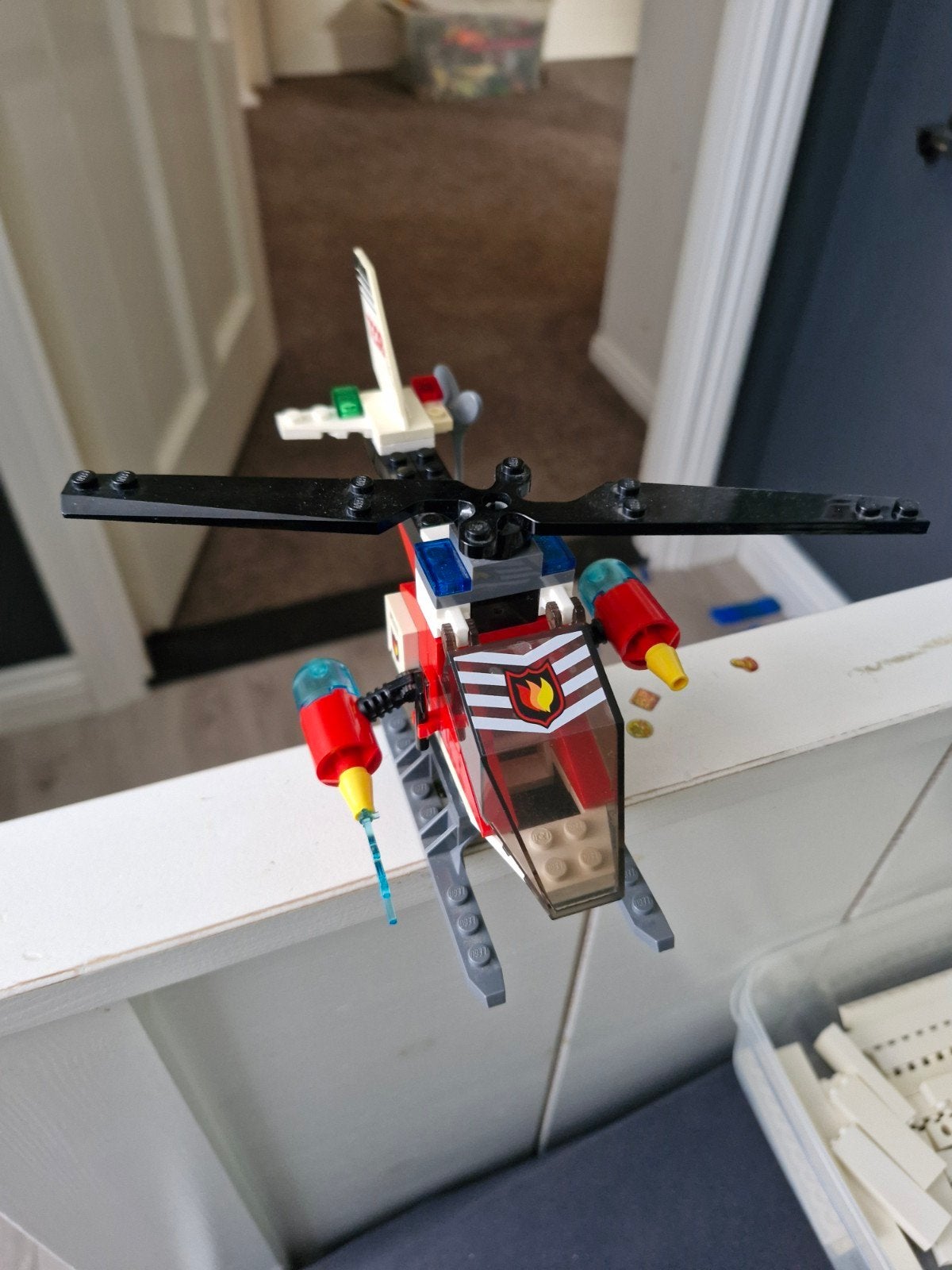 Lego City Brandweer Helikopter 7238, Ophalen of Verzenden, Gebruikt, Overige merken