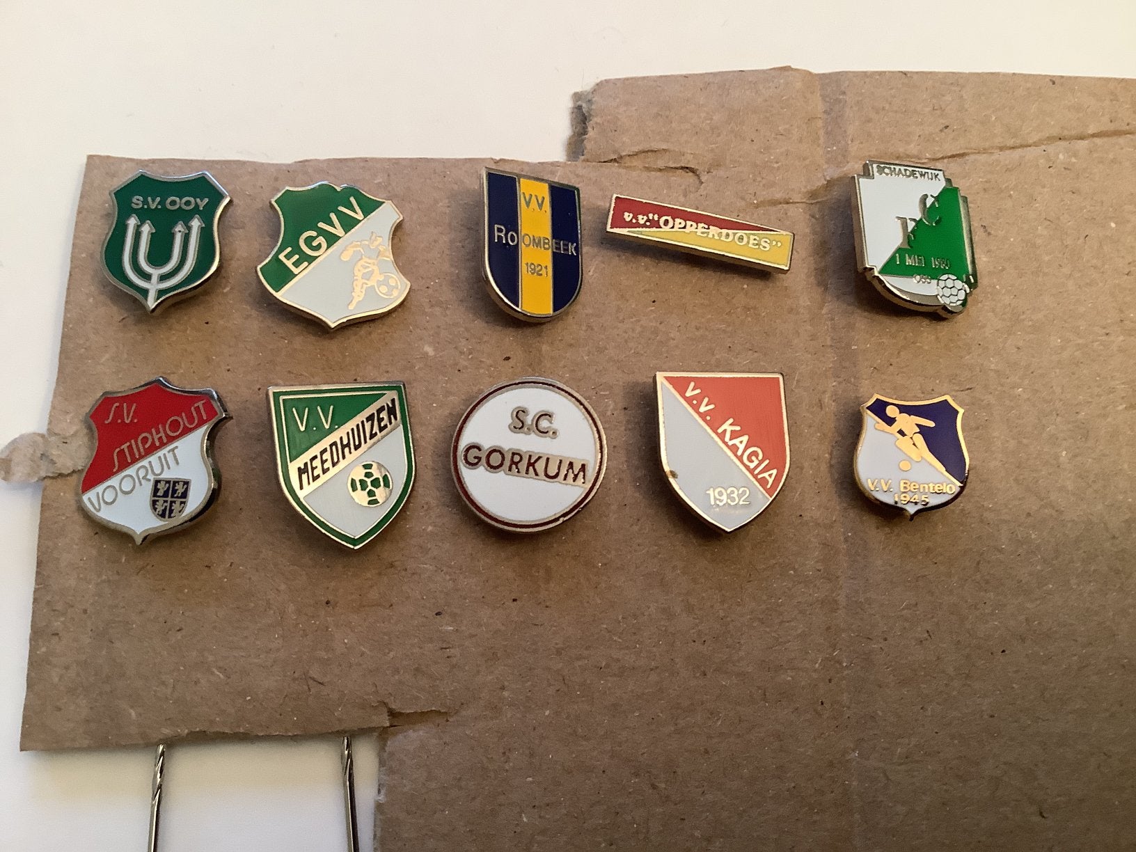 10 speldjes voetbal amateur, Ophalen of Verzenden, Zo goed als nieuw, Overige binnenlandse clubs