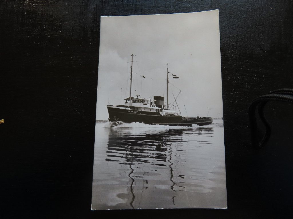 ansichtkaart sleepboot "Rode zee" Smit & co, Ophalen of Verzenden, Gebruikt, Motorboot, Kaart, Foto of Prent