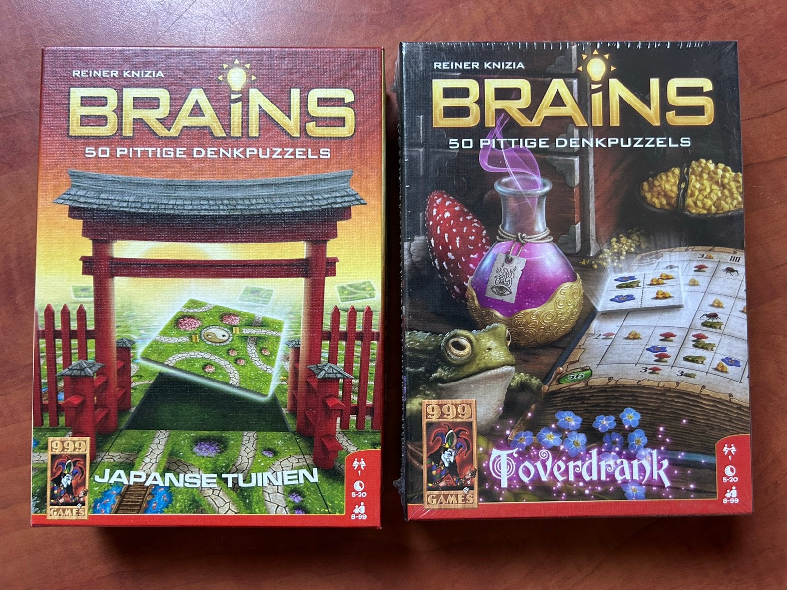 Brains Japanse Tuinen en Toverdrank 999 games nieuw, Hobby en Vrije tijd, Een of twee spelers, Ophalen of Verzenden, Nieuw