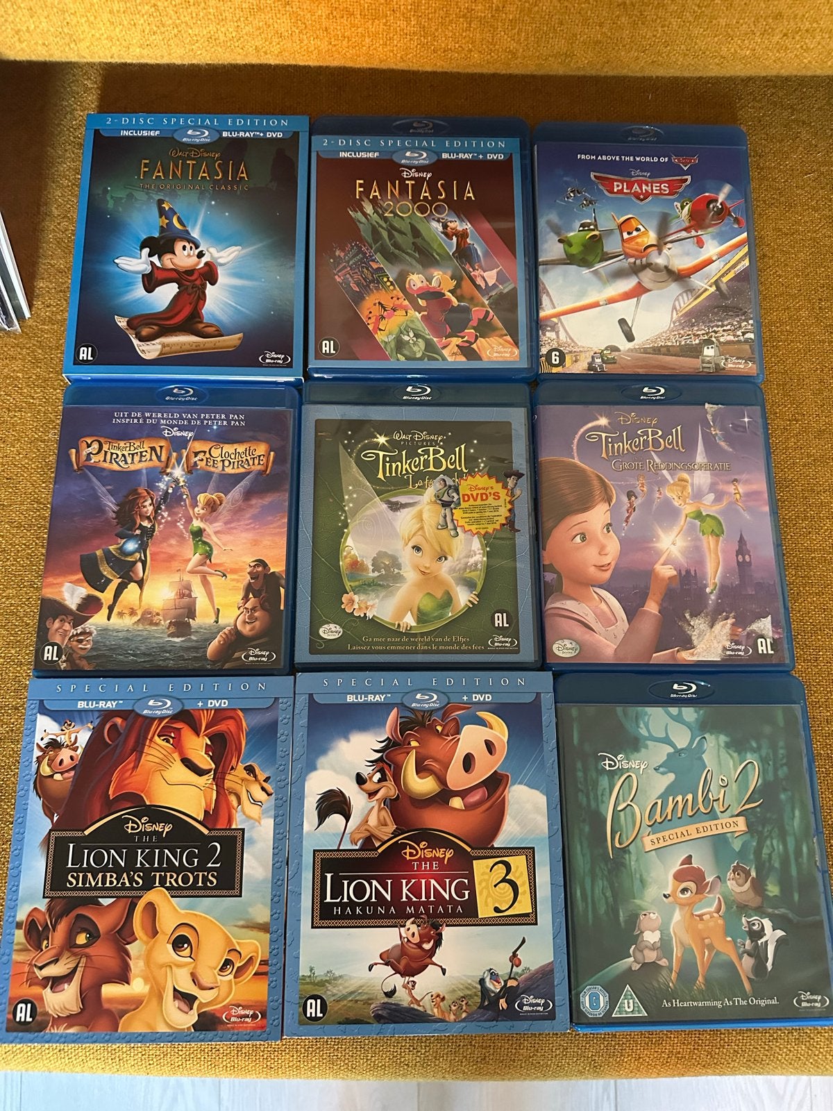 12 Disney Blu-rays - Diverse Collectie, Gebruikt, Alle leeftijden, Nederlands, Ophalen of Verzenden