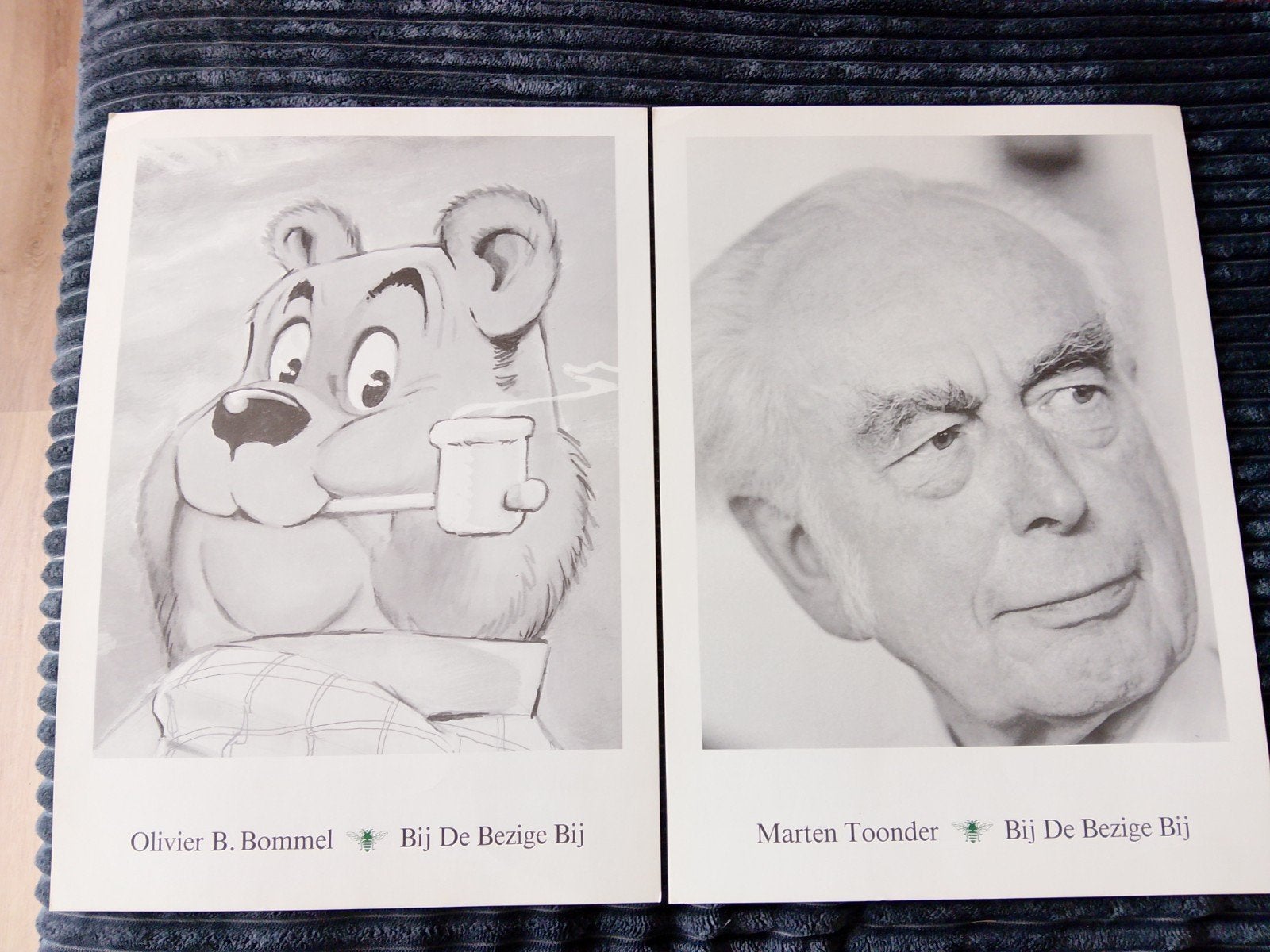 Marten Toonder + Olivier B. Bommel prenten Bij De Bezige Bij, Ophalen of Verzenden, Zo goed als nieuw