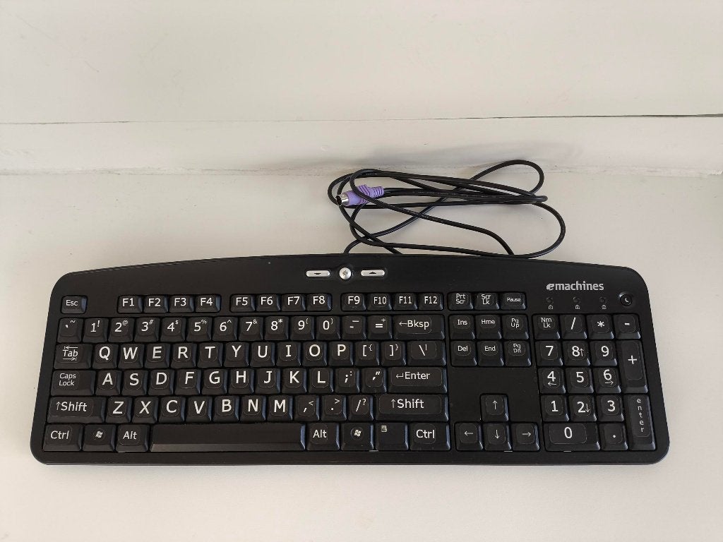 Toetsenbord – Low vision design (voor slechtzienden)., Ergonomisch, Ophalen of Verzenden, Zo goed als nieuw, Qwerty