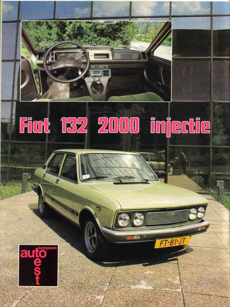Autokampioen test Fiat 132 2000 Inj. Juli 1980, Ophalen of Verzenden, Gelezen, Overige merken